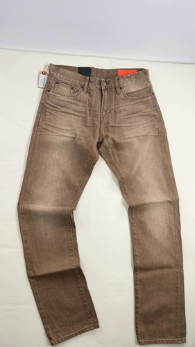Jean Shop Mick Slim Fit Jeans Brown Wash Premium Denim NWT