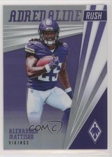 2019 Panini Phoenix Adrenaline Rush Purple 71/149 Alexander Mattison #5 0q3