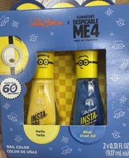 NEW Sally Hansen Insta-Dri Despicable Me Duo Hella Yella Blue All Over Free