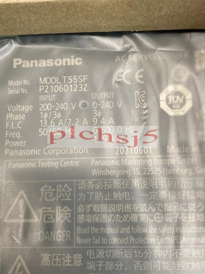 Servocontrolador de CA Panasonic MDDLT55SF Free IVA de EE. UU. artículo sin usar almacenado de fábrica Foto 2 de 4