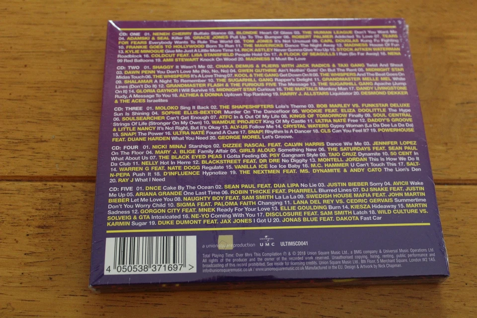 100 Hits House Party The Ultimate Collection 5CD Set Pop Dance Disco Funk New Foto 2 de 2