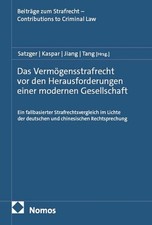 Das Vermögensstrafrecht vor den Herausforder...