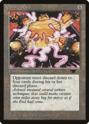 MTG Magic the Gathering Cursed Rack (48/101) Antiquities LP