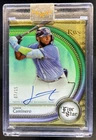 2025 Topps Five Star Junior Caminero Auto Green #/15 Rays