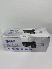 GW Security 4K 8MP POE Bullet Camera Weather Proof- Smart- Color Night Vision