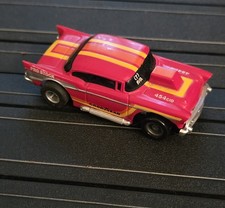 TYCO 57 Chevy Bel Air Pro Stock Red Nice