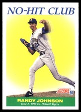 Randy Johnson 1991 Score #700 Mariners MLB READ FREE SHIPPING AutographDen