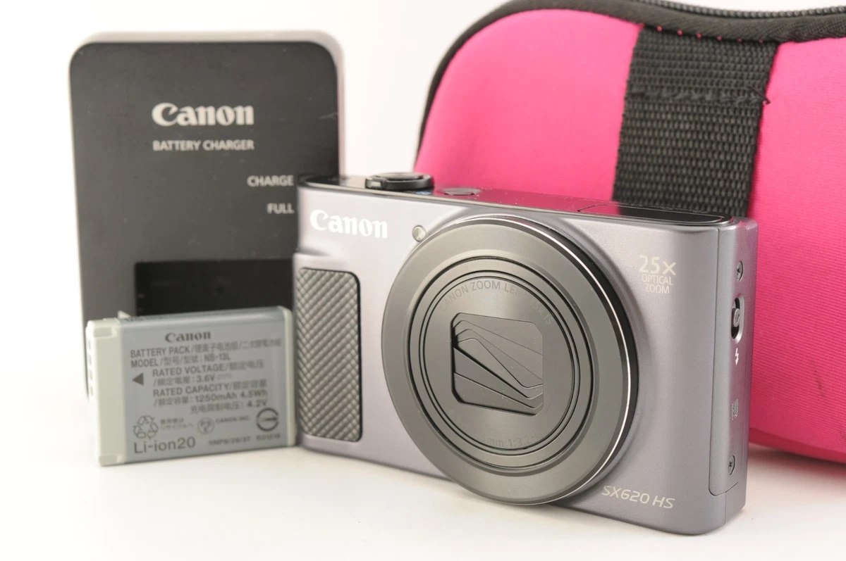キャノン パワーショット PowerShot SX620HS Canon Powershot SX620 HS Compact Digital Camera Black Used w