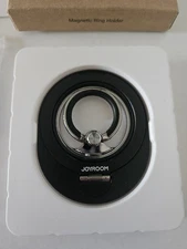 Black Rotatable Foldable Magnetic Mobile Phone Ring Holder JR-ZS420