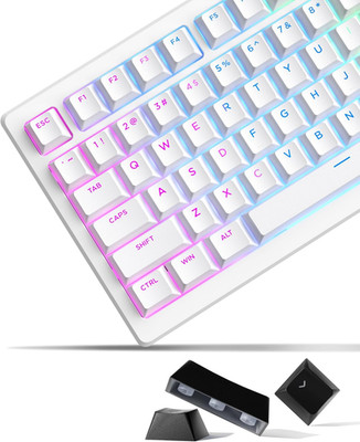 X XVX Doubleshot PBT Keycaps 60 75 100 Percent - Shine through Keycaps, for Mech