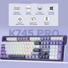 K745 PRO Wireless Gasket RGB Gaming Keyboard ...