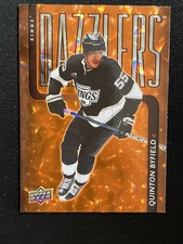 25-26 UD Series 2 Hockey Orange Dazzlers DZ-52 Quinton Byfield