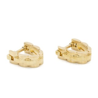 Cartier Panthere Maillon 18k Yellow Gold Men's Stirrup Cufflinks #J211486 1