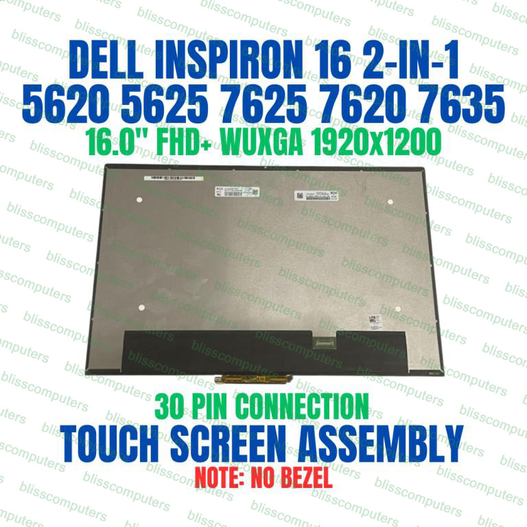 Dell Inspiron 16 7620 2-in-1 P119F P119F001 FHD+ Non-OLED LCD
