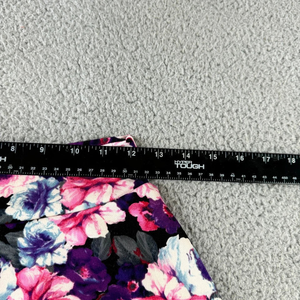 Falda Patinadora Charlotte Russe Multicolor Talla M Floral Cottagecore Hecha en EE. UU. Foto 2 de 4