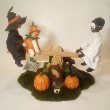 Dept 56 Halloween 34593 Teeter Totter See Saw Adams Family Motion Musical