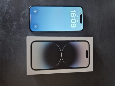Apple iPhone 14 Pro Smartphone in Space Schwarz mit iOS