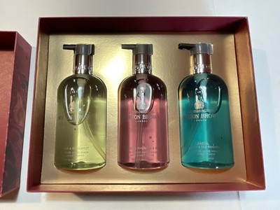 Molton Brown London Women's 3x 10oz Hand Care Collection Gift Set NEW (nn98)