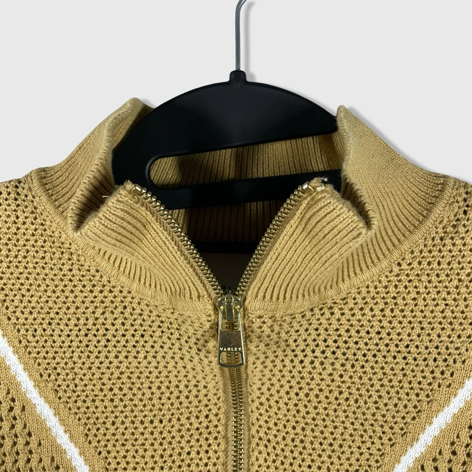 Suéter Varley Calva Tejido 1/4 Cremallera Cuello Simulado Mujer S Atletismo Silencioso Lujo Foto 2 de 4