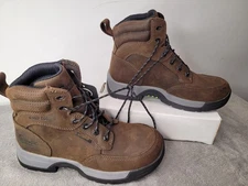 Chippewa Fabricator Work Boots Mens 9 D 31003 Composite Toe Brown Leather New