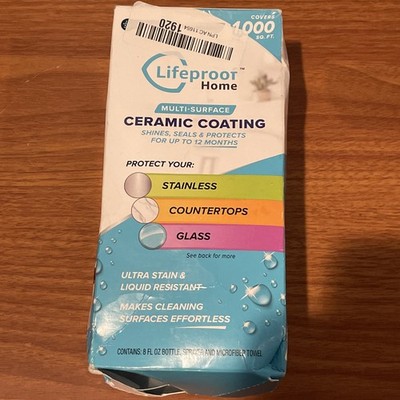 Lifeproof Home MULTI SURFACE CERAMIC COATING Spray 8 ounce FOR REFILL towel