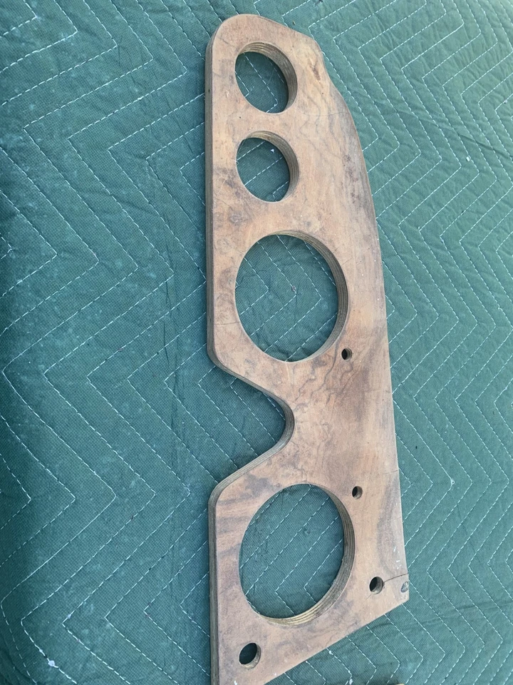 ORIGINAL FACTORY AUSTIN HEALEY 3000 BJ8 INTERIOR DASH WOOD PANELS PAIR - Imagem 2 de 4