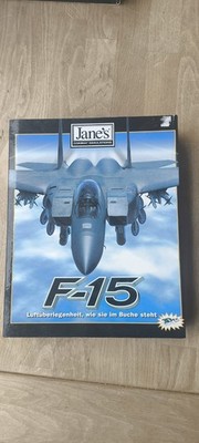 Janes F 15 EA Vintage Big Box PC CD ROM  Flight Simulator 1998