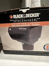 Black & Decker Spacemaker CG800B Under Cabinet Mini Food Processor Grinder NOB