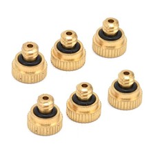?20Pcs Brass Atomizing Nozzle Gardening Misting Spraying Tool Set 0.3mm Hole