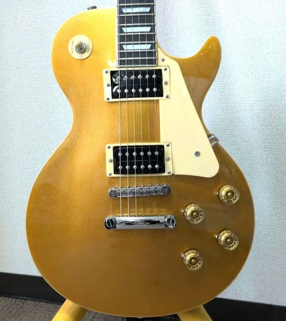 Bacchus Les Paul Gold Top Sold Out GOTOH Pegs Safe Packing! | eBay