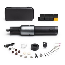 4V Cordless Rotary Tool Kit, Powerful Engraving Pen, 25000RPM, Dark Grey