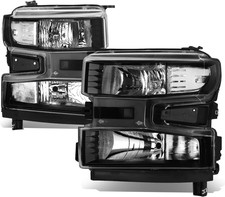 Headlights Assembly Compatible with 2019 2020 2021 2022 Chevy Silverado 1500 Wt/