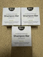 3x The Earthling Co. Shampoo Bar Wild Lavender Strengthen & Volumize 3 oz New