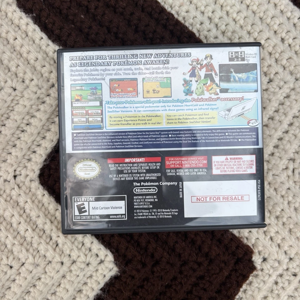 Pokemon SoulSilver Heartgold Empty Bundle Lot of 8 Nintendo DS/3DS Game Cases - Image 3 of 4