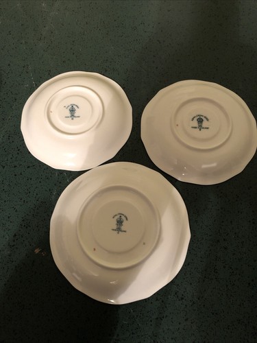 Royal Crown Derby “Mikado” Juego de 3 tazas y platillos de espresso Demitasse Inglaterra - Imagen 3 de 6