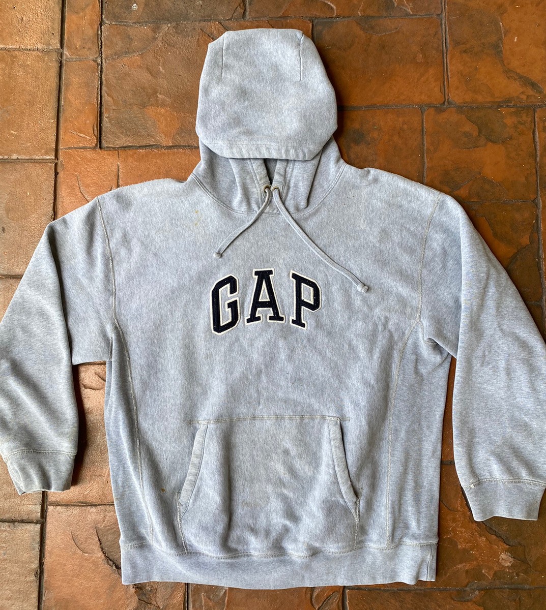 Gap Men's Grey Hoodie Sweatshirt Large | eBay
