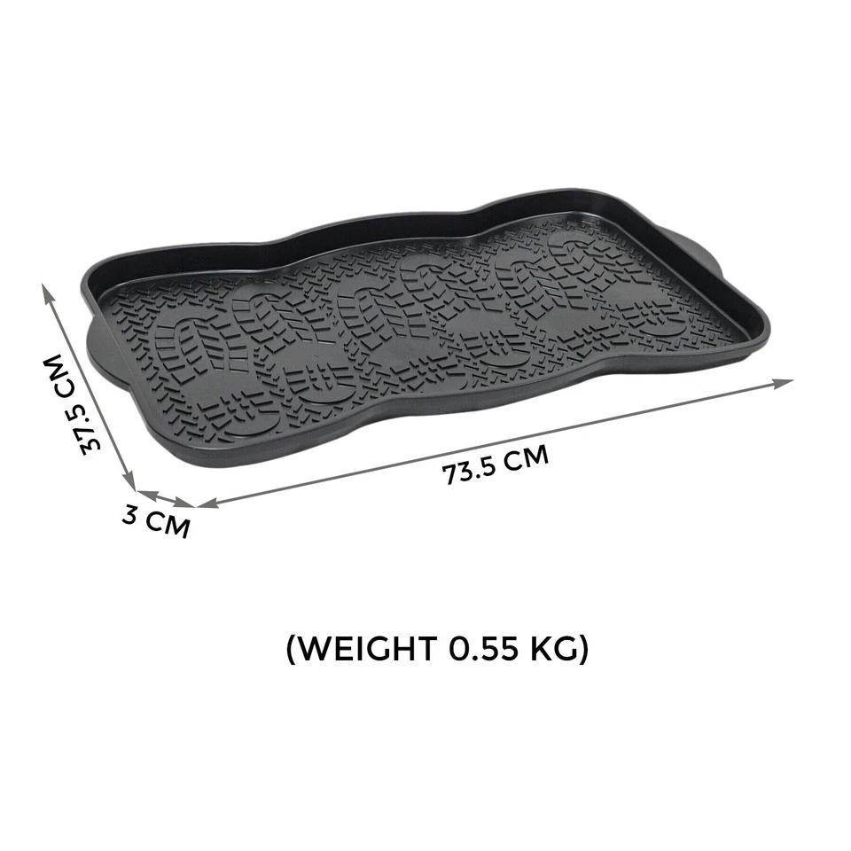 Plastic Shoe Tray Wellies Boots Garden Plants Home Door Multi Purpose Storage - Image 2 of 4