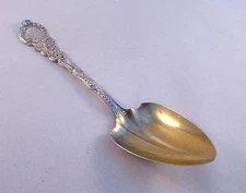 Marie Antoinette-Gorham Multi Motif Sterling Large Jelly Serving Spoon-7 3/8" 