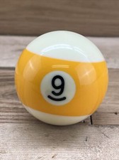 single replacement pool ball 2 1/4 number  9 Yellow White