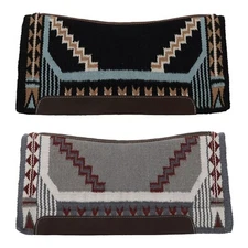 SADDLE PAD Wool Top MEMORY FELT Bottom  36" x 34" x 1" Mesa Ridge Design