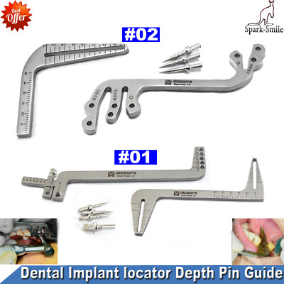 Surgical Dental Implant locator Depth Pin Guide Gauge Locator Parallel 2 Pieces