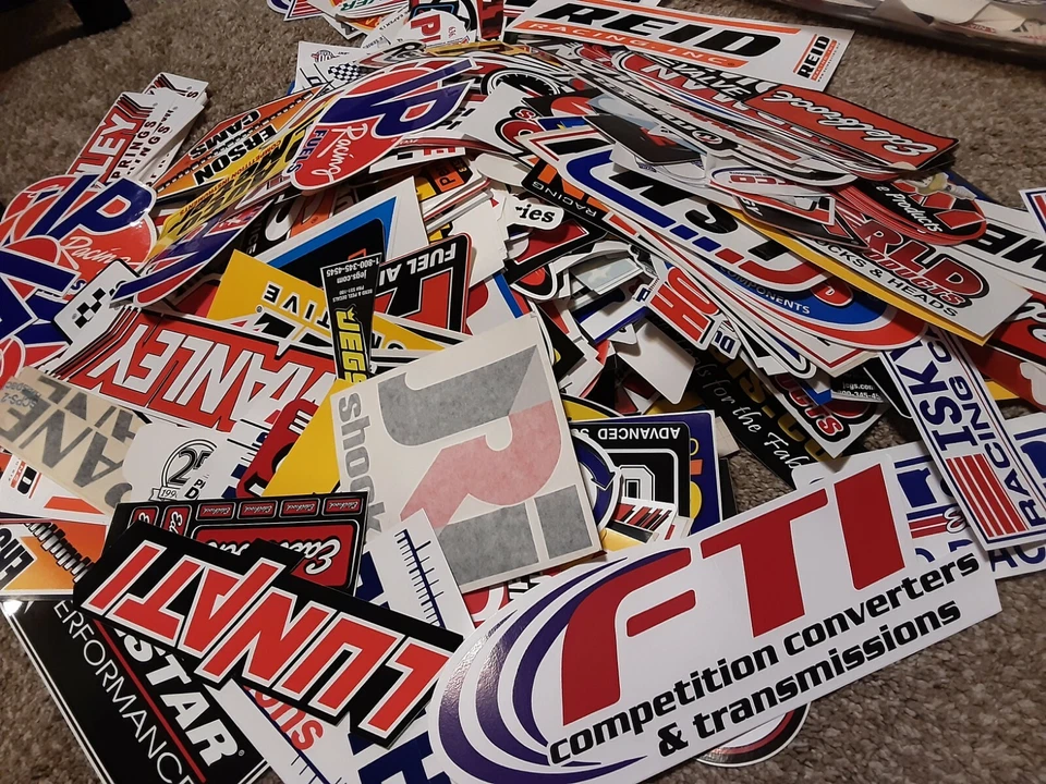 Lote de 25+ calcomanías adhesivas de carreras Hot Rod Rat Chevy Sprint Cup NHRA NASCAR  Foto 3 de 3