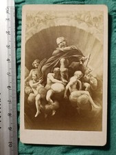 Correggio "L'Apostolo Tommaso" antique photo from the 19th century late 1800s vintage cuttlefish
