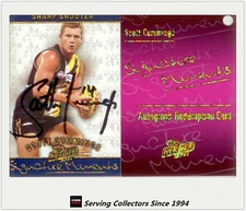 2001 ESP AFL Heroes Signature Moments Signature Redemption Card SM9 S. Cummings