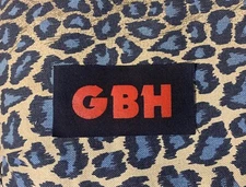 GBH: Logo DIY Patch- Punk Crust Black Flag Off Leftover Crack Oi