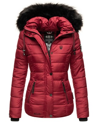 Navahoo Damen Winterjacke Steppjacke Kurz Parka Jacke warm gefüttert Zuckerbiene