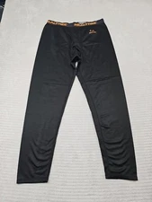 Real Tree Pants Mens Large Black Base Layer Long Johns Leggings