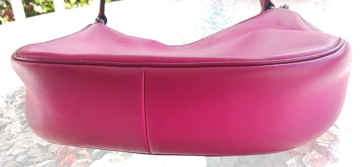 Coach 54868 Mae Barbie Pink Leather Shoulder/Hobo Bag w/Zip