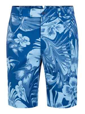 J Lindeberg Mens Eloy Print Shorts Hibiscus GMPA07407 O470 - Main Image