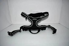 Rabbitgoo Dog Harness - Large Dogs, No Pull Black Size: LARGE 20.1"- 24.6"